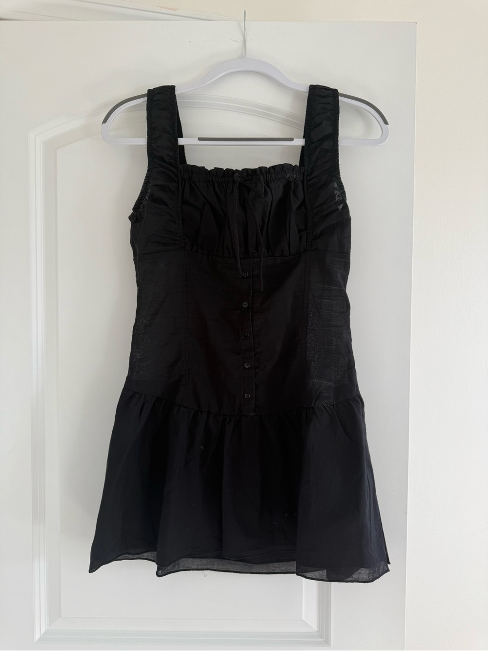 Christa Ruffle Mini Dress - Picture 2 of 5